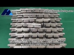 Isolator Getaran Tali Kawat Dengan Elastisitas Tinggi Seri JGX-0240 Untuk Industri Energi