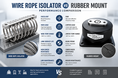 Perusahaan terbaru Blog tentang Isolator Tali Kawat vs Dudukan Karet: Perbandingan Kinerja