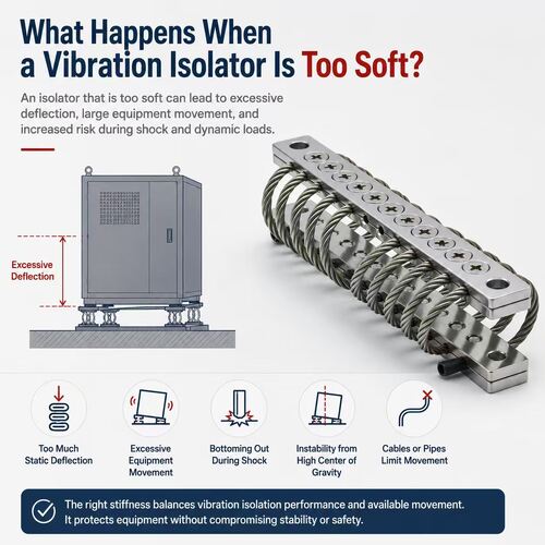 Perusahaan terbaru Blog tentang Apa yang Terjadi Jika Isolator Getaran Terlalu Lembut?