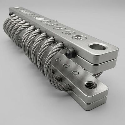Harga yang bagus JGX-0480D-75A Isolator Getaran Tali Kawat 100% Konstruksi Logam Isolasi Multi-sumbu Simultan Tanpa Penuaan on line