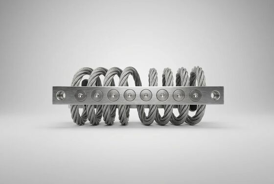 Harga yang bagus JGX-0648D-79A Isolator Getaran Tali Kawat Logam Semua Isolasi Multiarah 3 Sumbu untuk Daya Tahan Ekstrim on line