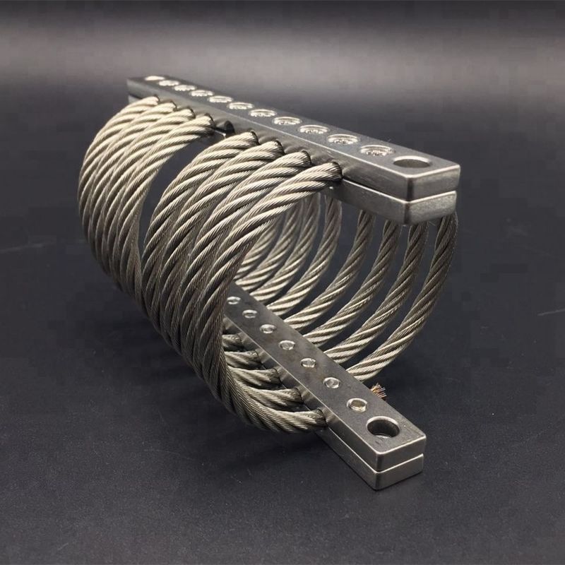 Aksesoris Mesin Disesuaikan Kontrol Getaran Kejut Kapal Angkatan Laut Shipbuilding Rail Vibration Isolator