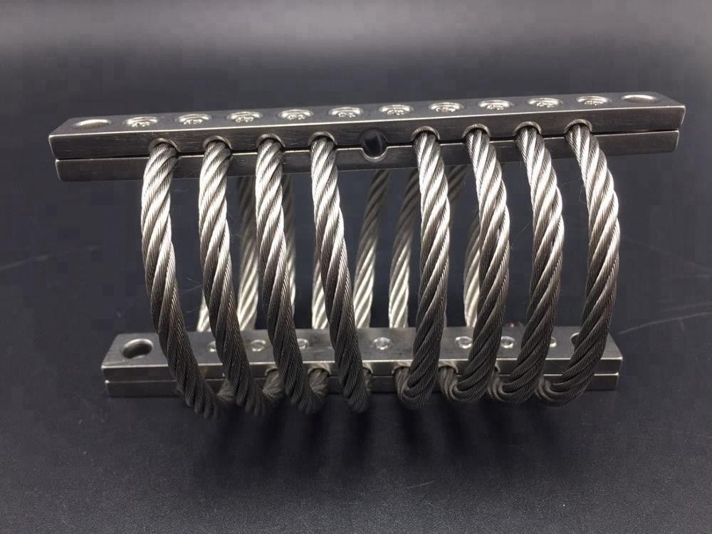 Aksesoris Mesin Disesuaikan Kontrol Getaran Kejut Kapal Angkatan Laut Shipbuilding Rail Vibration Isolator