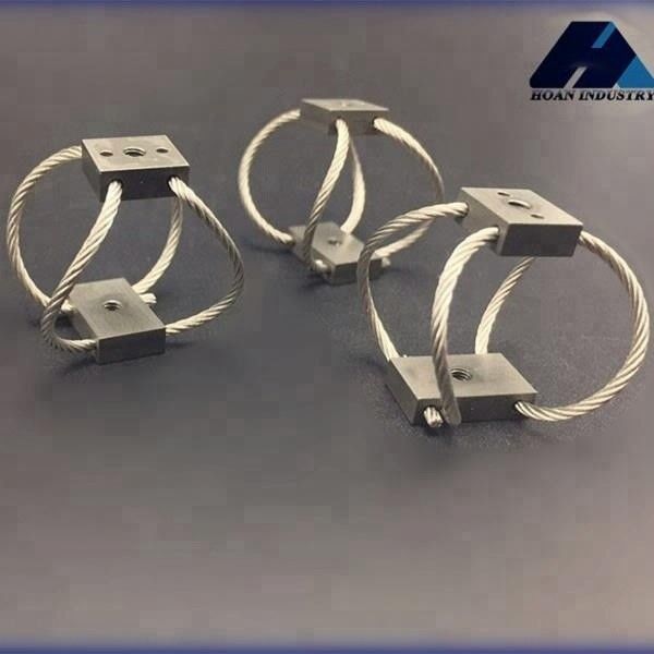 Helikopter Drone UAV Kamera Gimbal Fotografi Udara Shock Absorpsi GR2 Wire Rope Damper