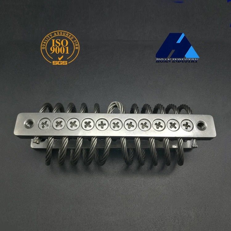 10 Loops Wire Rope Isolator 304 Stainless Steel Aksesoris Mesin Vibration Shock Absorption