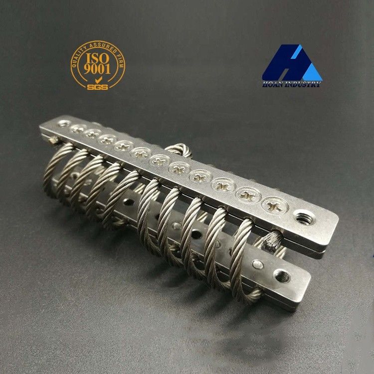 10 Loops Wire Rope Isolator 304 Stainless Steel Aksesoris Mesin Vibration Shock Absorption