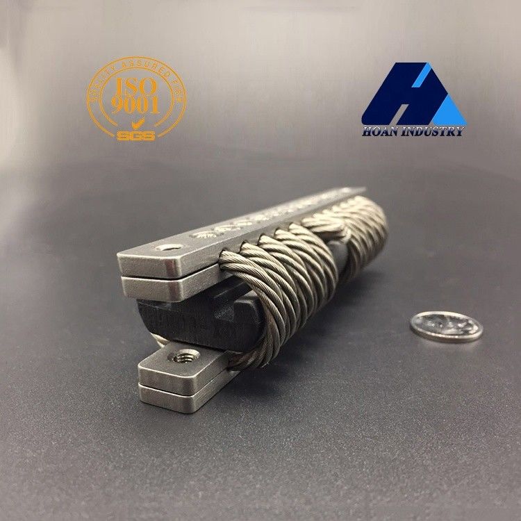 Wire Helical Cable Isolator Vibration Pump Mesin Alat Aksesoris Kabinet Elektronik 100G Noise