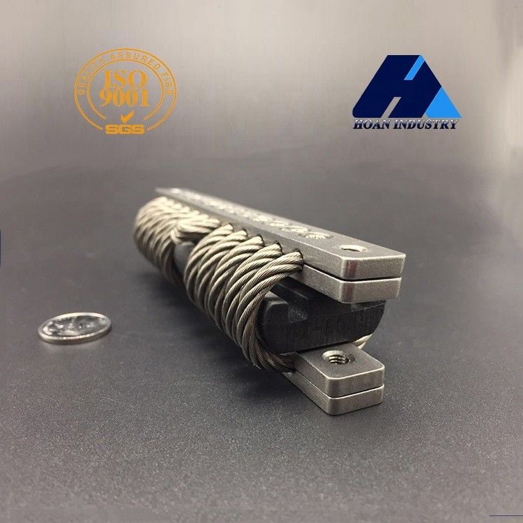 Wire Helical Cable Isolator Vibration Pump Mesin Alat Aksesoris Kabinet Elektronik 100G Noise