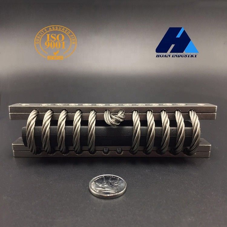 Wire Helical Cable Isolator Vibration Pump Mesin Alat Aksesoris Kabinet Elektronik 100G Noise