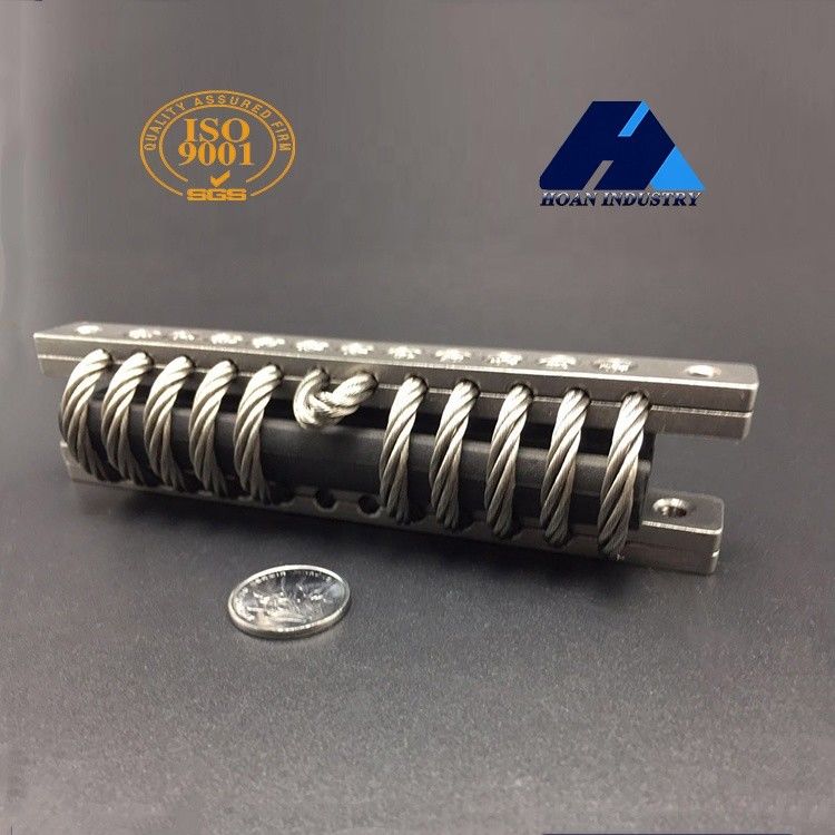 Wire Helical Cable Isolator Vibration Pump Mesin Alat Aksesoris Kabinet Elektronik 100G Noise