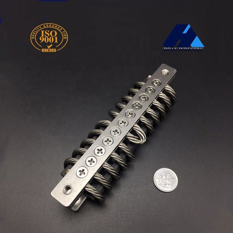 Wire Helical Cable Isolator Vibration Pump Mesin Alat Aksesoris Kabinet Elektronik 100G Noise