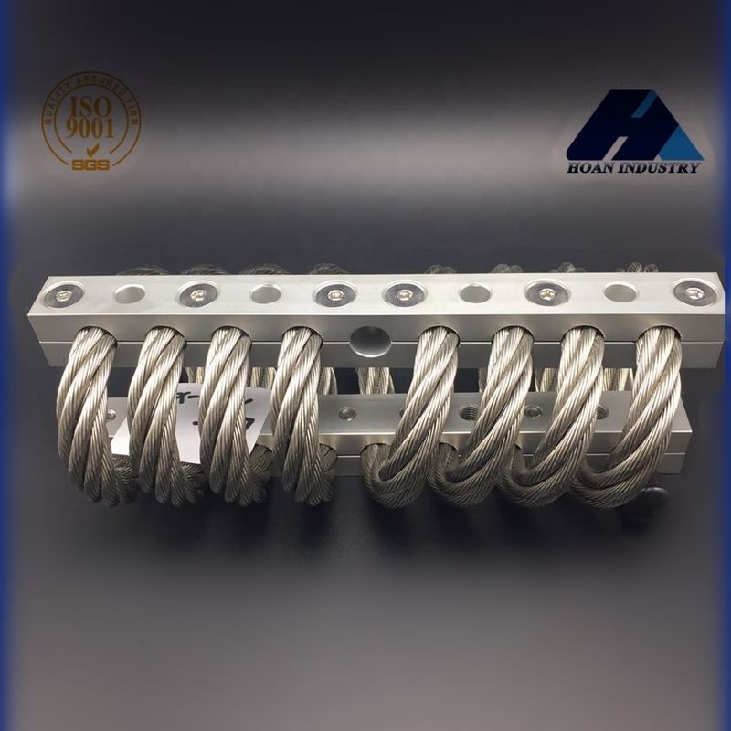 Aluminium Wire Rope Isolator Untuk Kamera Mesin Energi Bagian Kompresor Aerospace