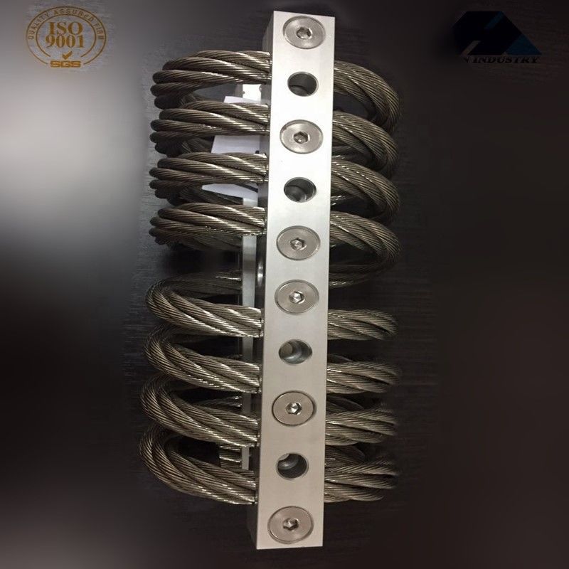 Aluminium Wire Rope Isolator Untuk Kamera Mesin Energi Bagian Kompresor Aerospace