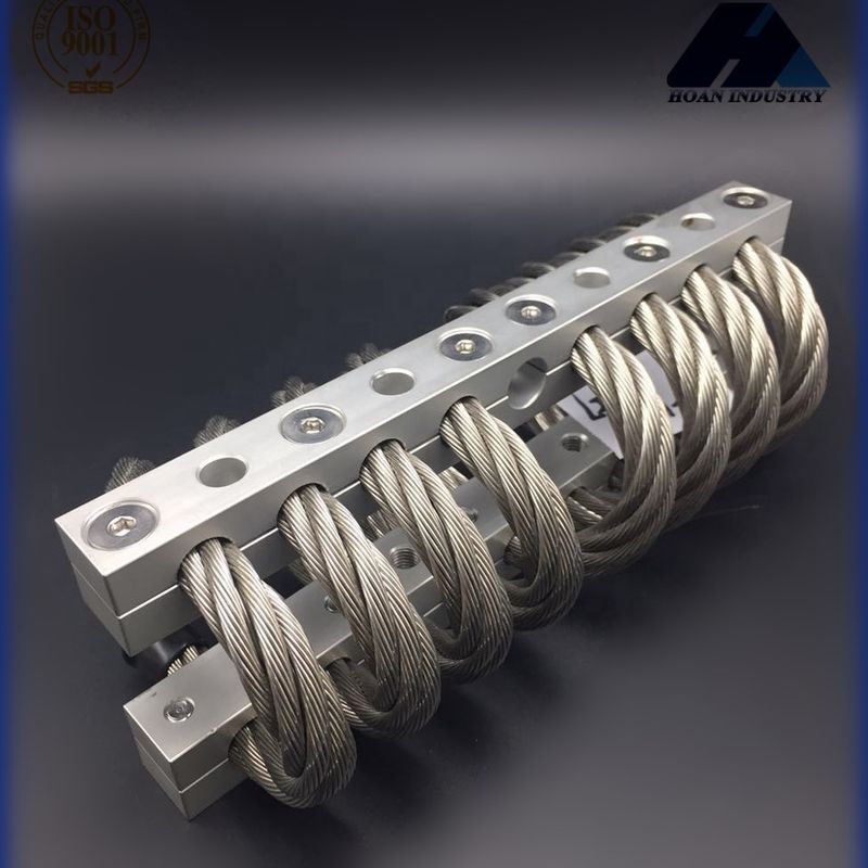 Aluminium Wire Rope Isolator Untuk Kamera Mesin Energi Bagian Kompresor Aerospace