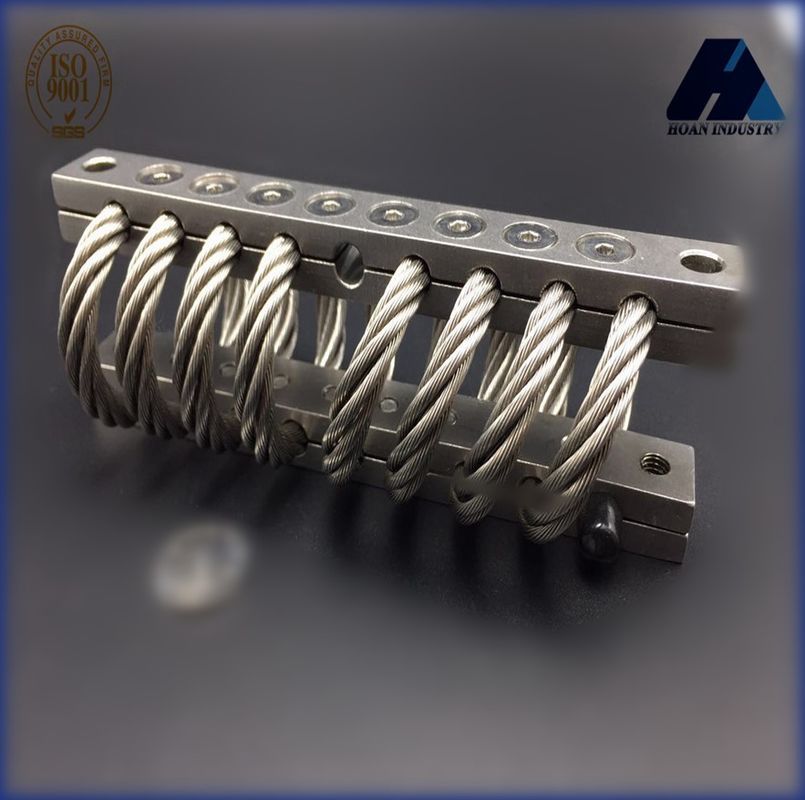 Compact Wire Rope Isolator Anti Vibration Mount Engine Stand Sensor Antenna Satelit