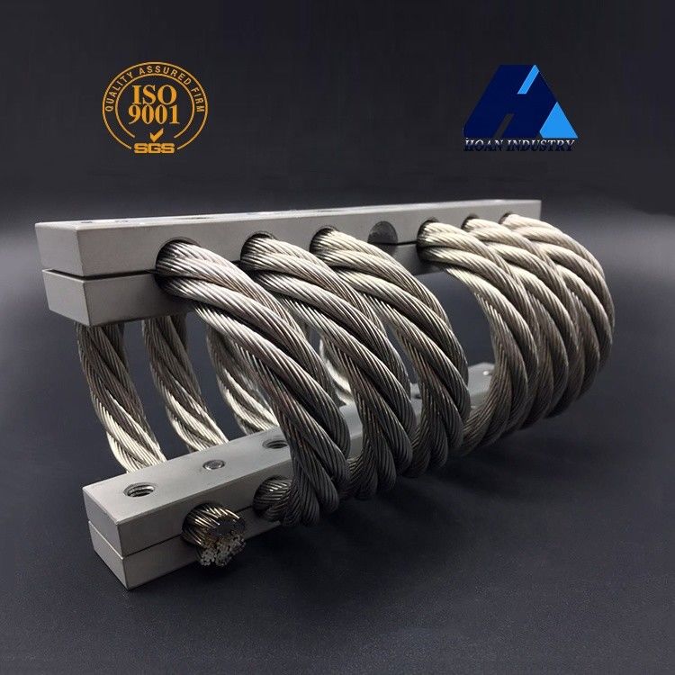 Heavy Duty Wire Rope Shock Mounts Sensor Seismic Transport Container Launcher Pembangunan Kapal