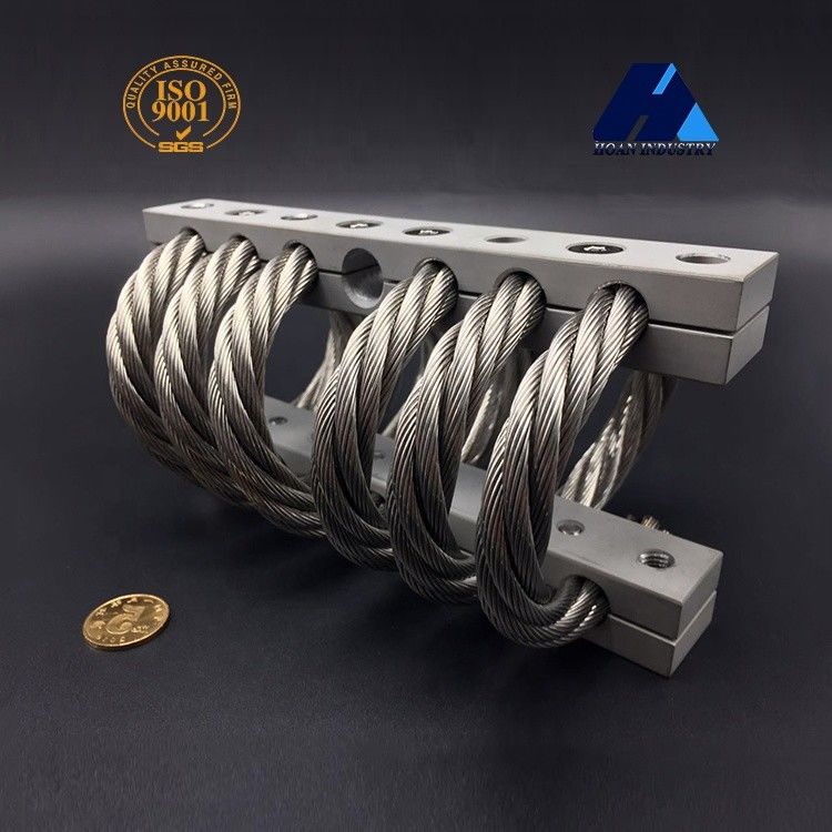 Heavy Duty Wire Rope Shock Mounts Sensor Seismic Transport Container Launcher Pembangunan Kapal