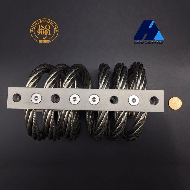 Heavy Duty Wire Rope Shock Mounts Sensor Seismic Transport Container Launcher Pembangunan Kapal