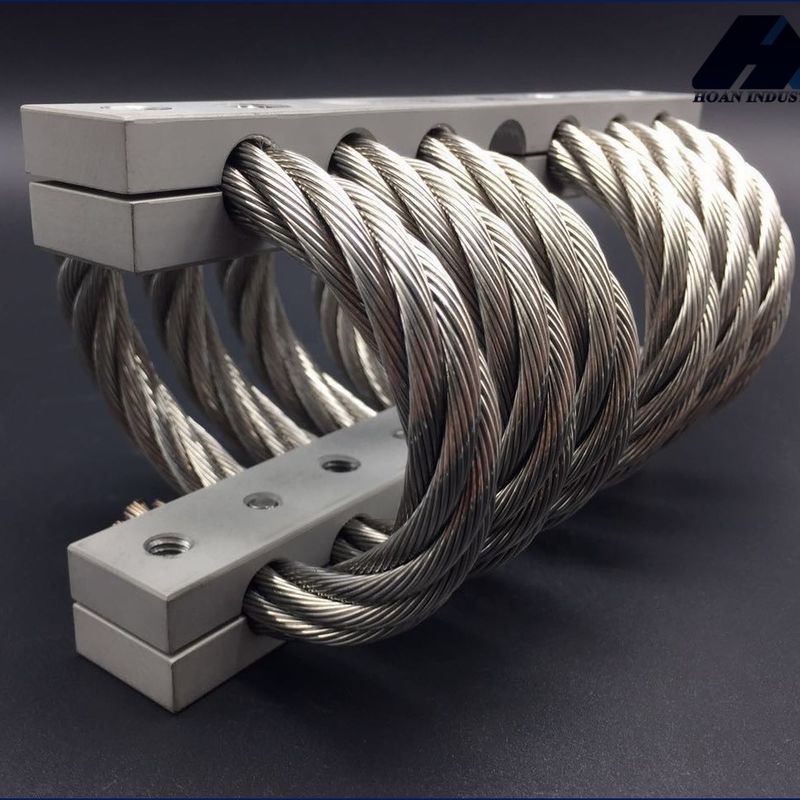 Aluminium Pertahanan Kereta Lapis baja Launcher Motor Stand Energi Shock Vibration Isolation JGX-1276D-233B Wire Rope Isolator