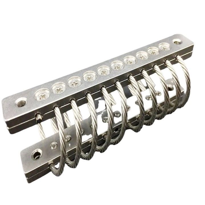 Jgx-1598d-428b Aluminium Wire Rope Shock Isolator Kondisi untuk komponen inti bantalan