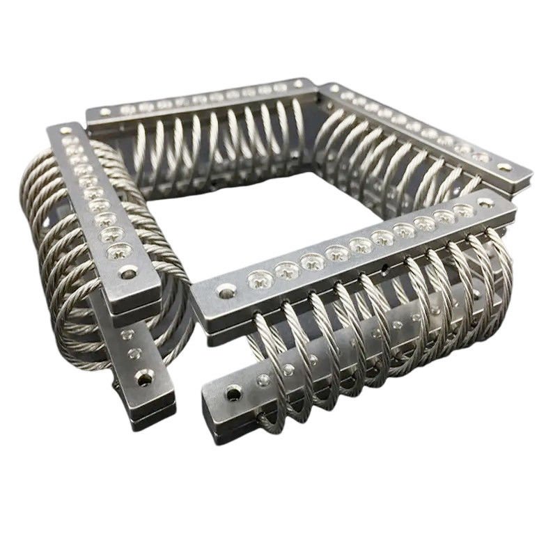 Jgx-1598d-428b Aluminium Wire Rope Shock Isolator Kondisi untuk komponen inti bantalan