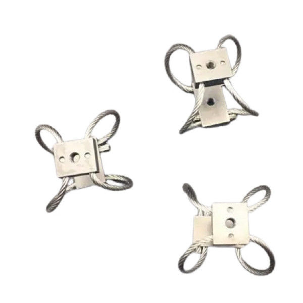 Pemasangan anti getaran isolator tali kawat stainless steel untuk aplikasi tugas berat