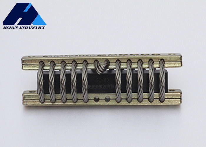 Mengontrol getaran secara efisien di pipa dengan GX-60A ((N) Baru Karet Pad Anti-Kekuatan Dampak Wire Rope Vibration Isolator