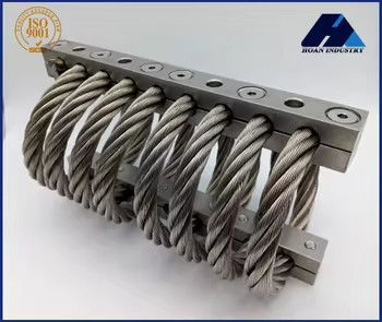JGX-0480D-61A 61kg Max Load Wire Rope Vibration Isolator Dengan Pengurangan Getaran 244Kn/m