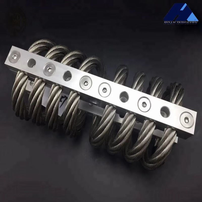JGX-0958A-138A Wire Rope Vibration Isolator dengan rentang suhu yang luas dan desain tahan korosi untuk lingkungan yang keras