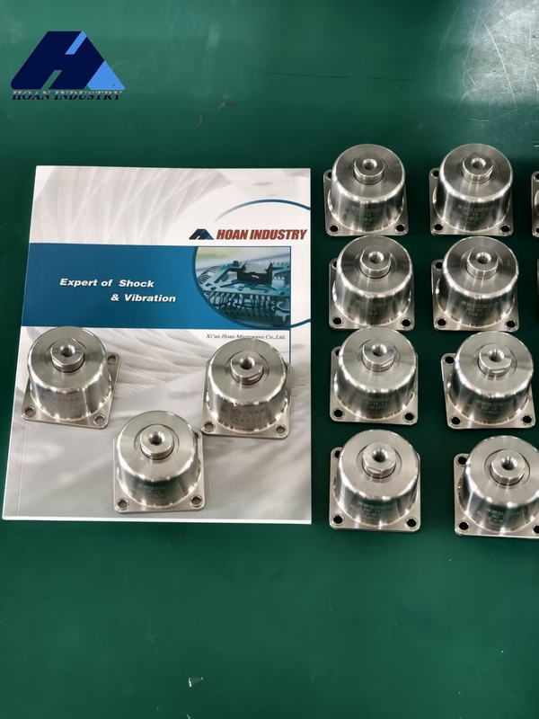 JMZ-TK-2.5A Isolator Getaran Penghapusan gesekan dengan kisaran suhu -40 ° F hingga 180 ° F dan defleksi 0,5-1,5 inci untuk perlindungan peralatan presisi