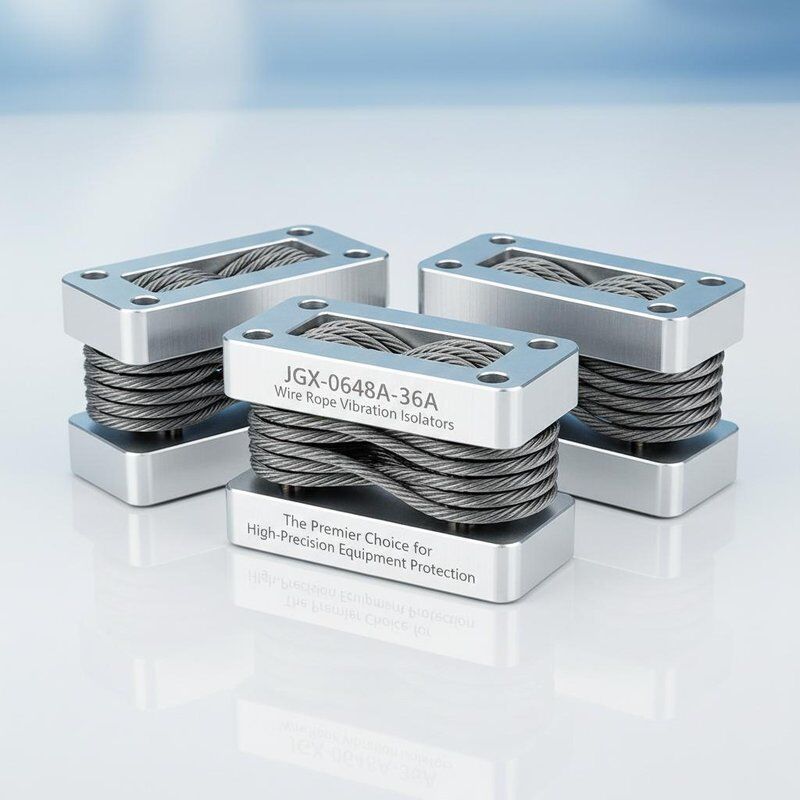 Isolator getaran tali kawat baja galvanis dengan frekuensi isolasi 5Hz sampai 100Hz untuk perlindungan getaran multi-arah