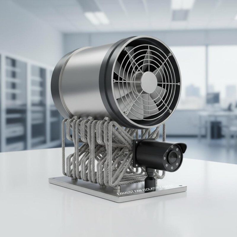 Isolator getaran tali kawat stainless steel dengan beban statis maksimum 18 kg dan tahan korosi untuk mesin dan ruang angkasa