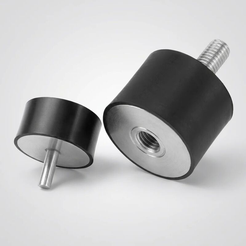 Isolator getaran karet tipe KTX Silinder Double Female Anti-Vibration Mounts