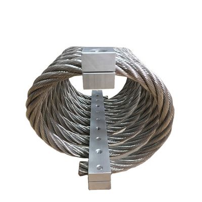 Spring Aluminium Kabel Damper Wire Rope Mounts Motor Shock Absorption