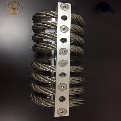 Isolator tali kawat untuk penghilang getaran delapan loop