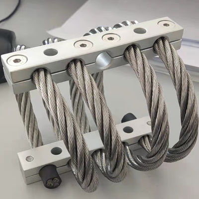 Harga yang bagus 4 Loops Shock Absorber Steel Aluminium Wire Rope Isolator on line