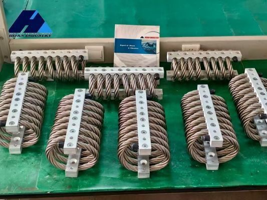 Harga yang bagus Aluminium & stainless steel Wire Rope Isolator dengan 515kg Max Static Load dan 8 Loops Desain untuk kontrol getaran on line
