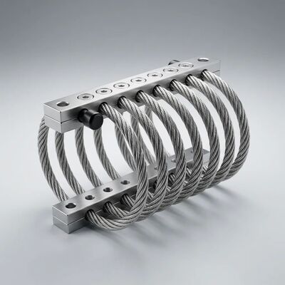 Harga yang bagus JGX-0648D-56A Isolator getaran tali kawat stainless steel Inter-strand Micro-friction damping untuk perlindungan gempa on line