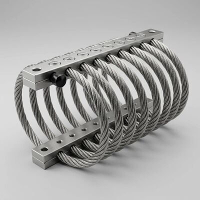 Harga yang bagus Isolator Getaran Tali Kawat JGX-0958D-149A Dudukan Universal Profil Rendah untuk Peralatan Kompak Peredam Getaran on line