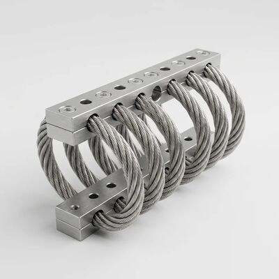Harga yang bagus JGX-1278D-292B 3D Isolator Tali Kawat Multi-arah 292N Beban 89Mm Tinggi untuk Peralatan Presisi Peredam Kejut on line
