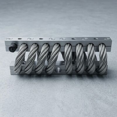 Harga yang bagus JGX-2228D-860B Wire Rope Vibration Isolator Rapid Prototyping Quick Assembly Disesuaikan Shock Mount on line